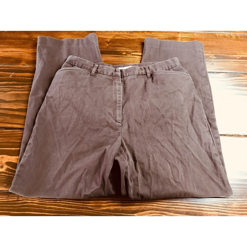 Jones Wear Pants, Women's Size 14, Brown, Stretch, Pleated, Dress Pants